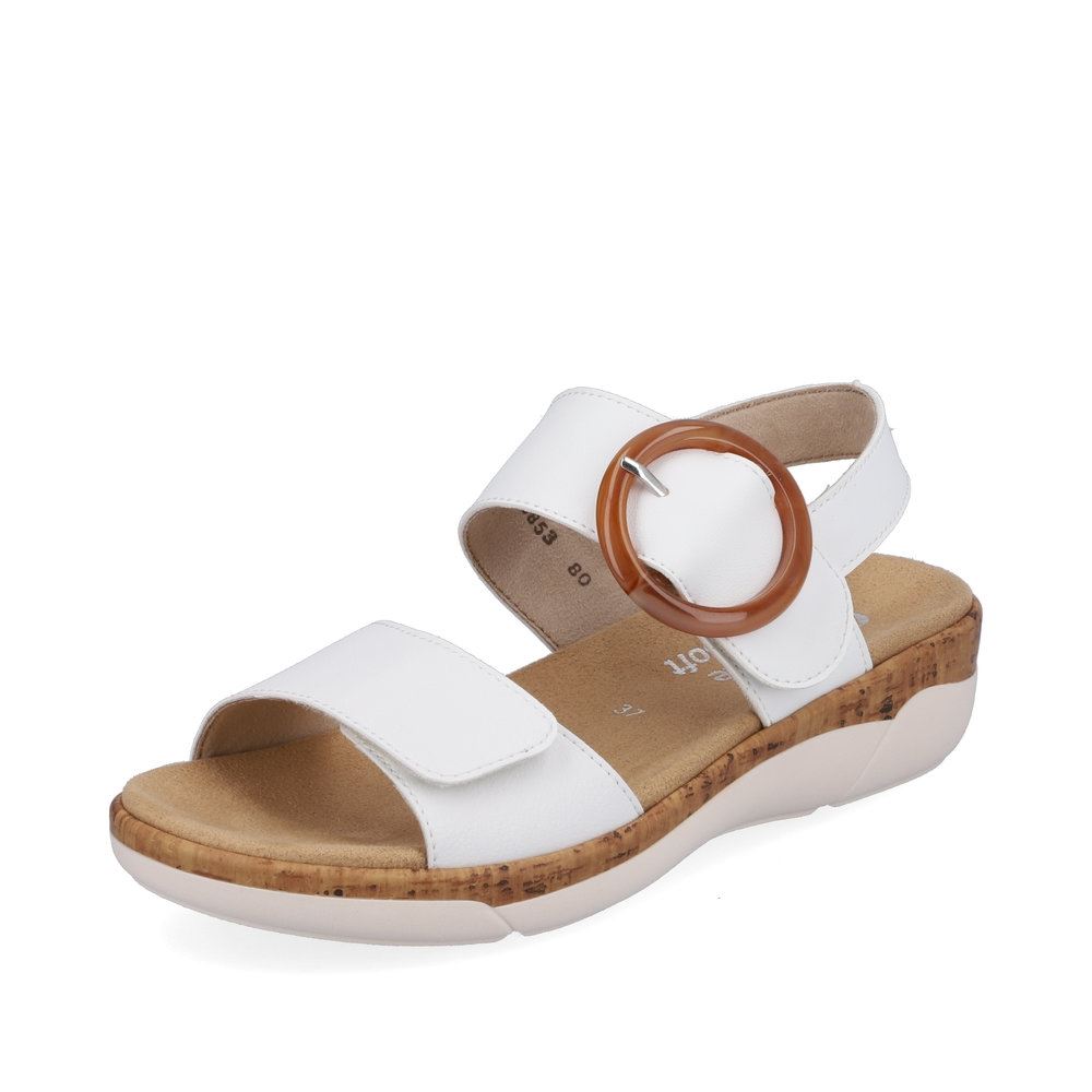 Remonte Damen Riemchensandalen edelweiß S13  R6853-80 