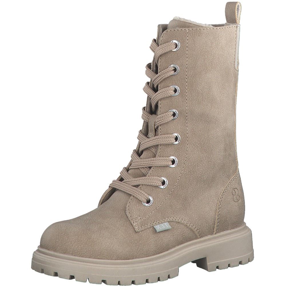 s.Oliver Kinder Mädchen Schnürboots Schnürstiefel TEX- Membran beige S22  5-5-46602-29 
