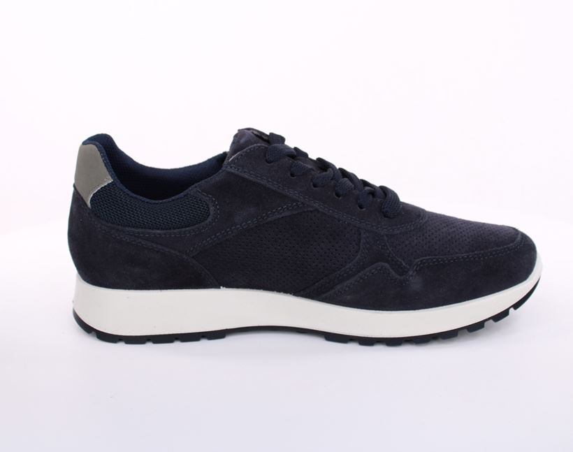 IMAC Herren Sneaker Halbschuh Leder blau S13 352061 