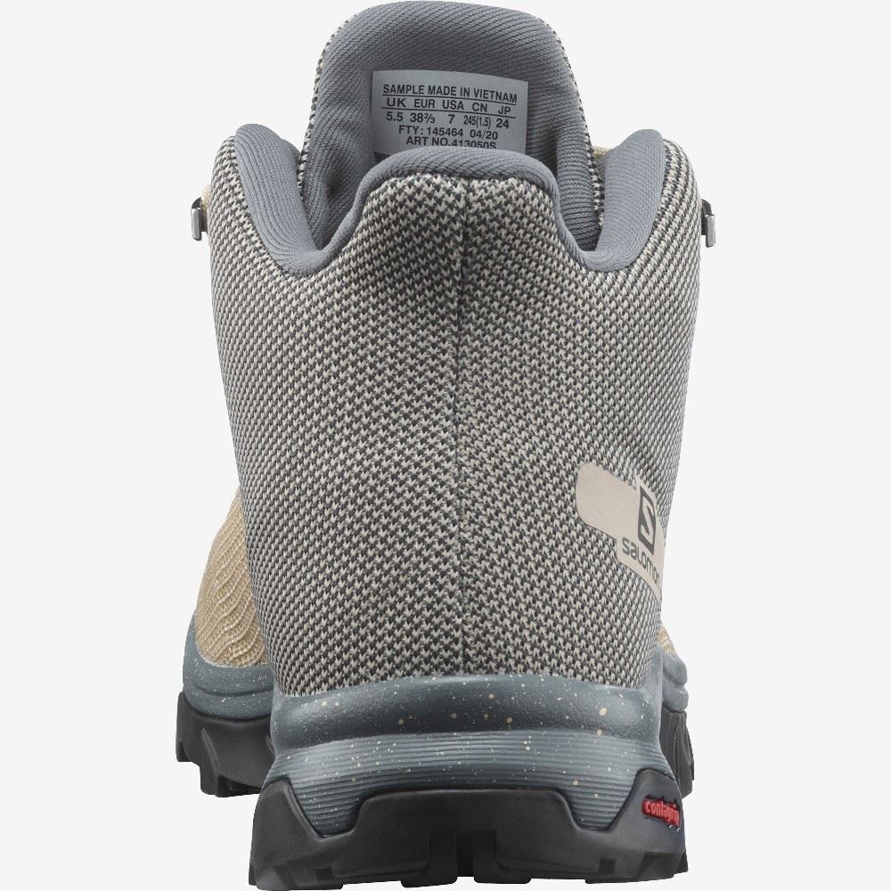 Salomon OUTLINE PRISM MID GORE-TEX  L41305000 4 | safari | 