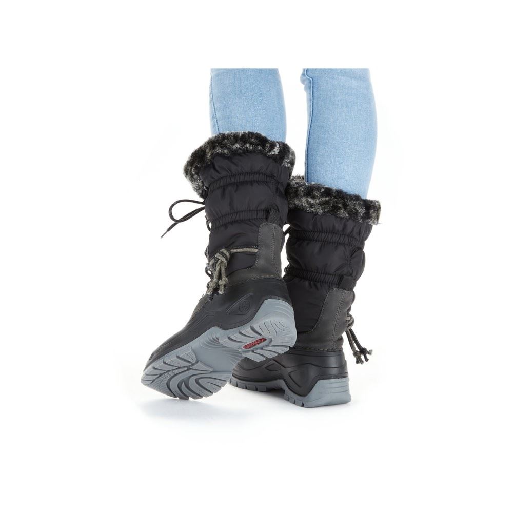 Rieker Stiefel Tex Membran schwarz warm S22 P9443-00 