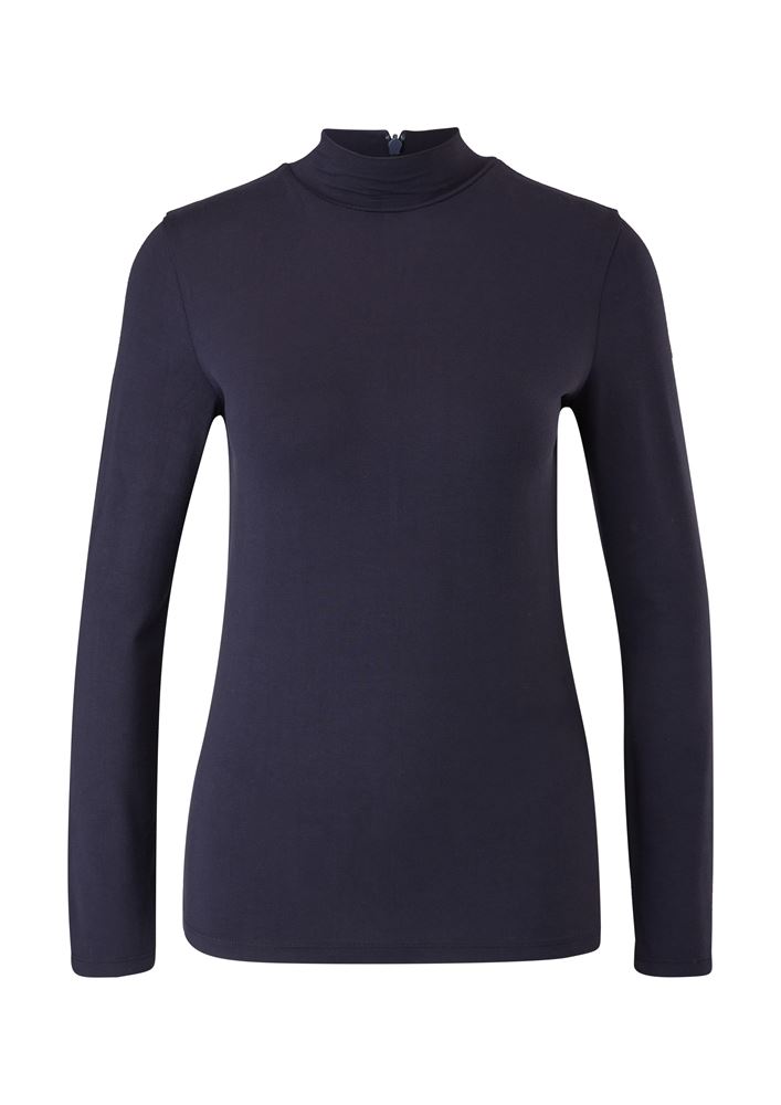 s.Oliver Langarmshirt aus Viskosestretch S22  2121823 36 | 7946 GREEN | 