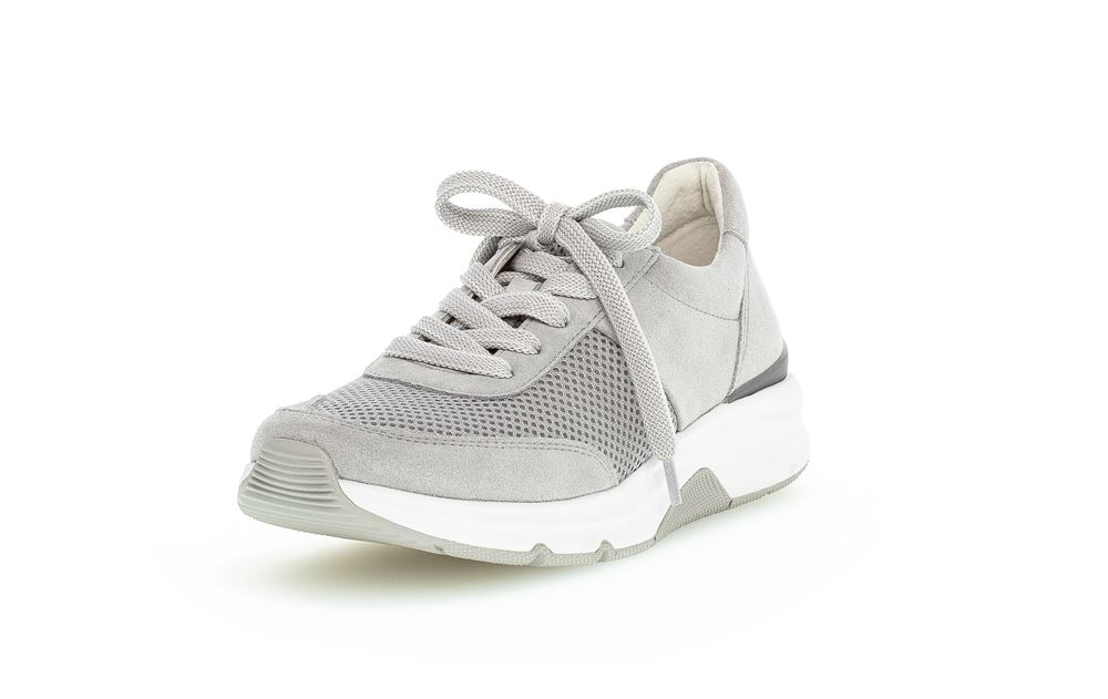 Gabor rollingsoft Damen Sneaker low Materialmix grau S13 26.897.40 