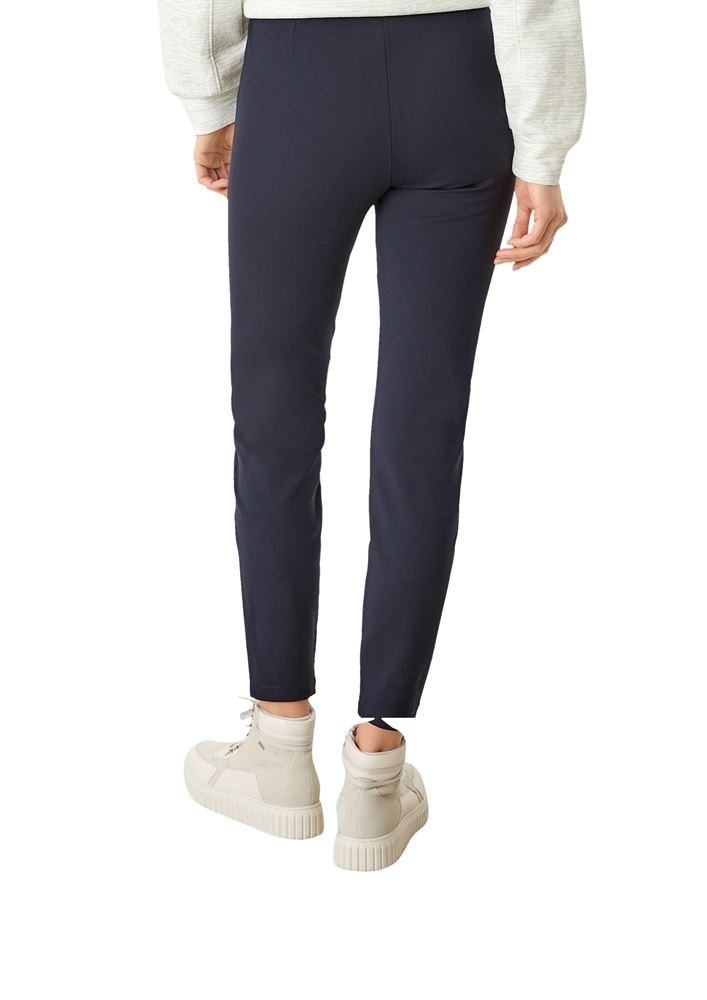 s.Oliver Damen Hose Viskosestretch blau S12  2109756 44 | 5959 navy | 