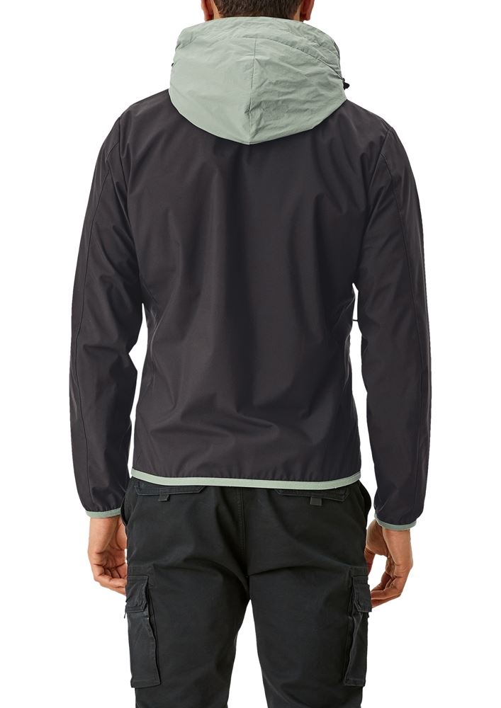 s.Oliver Herren Jacke Übergang Thinsulate Wattierung Bicolor Kapuze grün S12  2109222 S | 7814 khaki/oliv | 