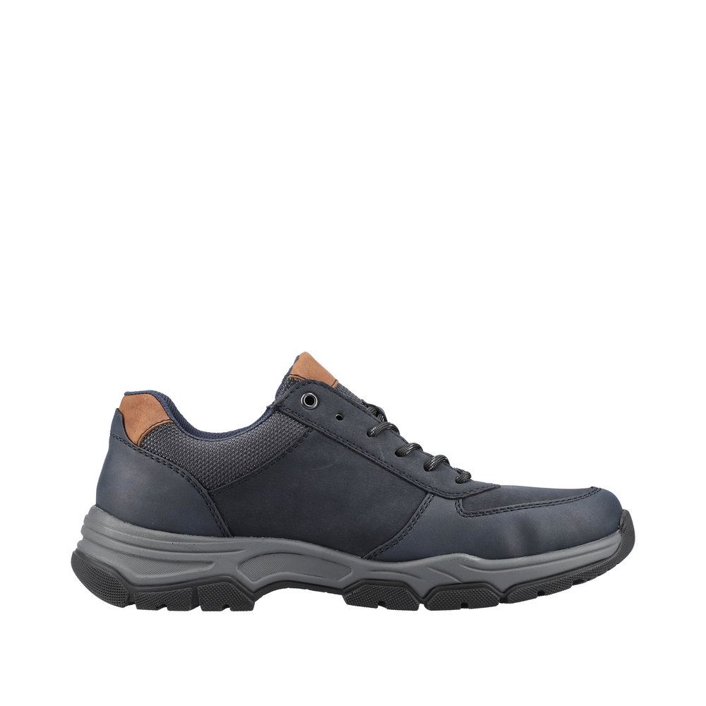 Rieker Herren Schnürschuhe blau-braun S23  11211-14 