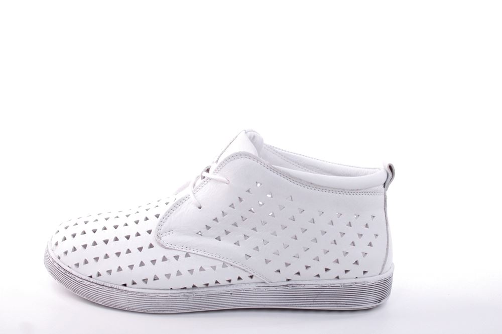 Andrea Conti Sneaker High Leder durchbrochen weiß S12 0349655001 40 | weiss | 