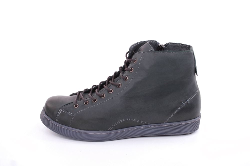 Andrea Conti Damen Stiefeletten Schnürschuh Leder bequem grau S22 0344900261 