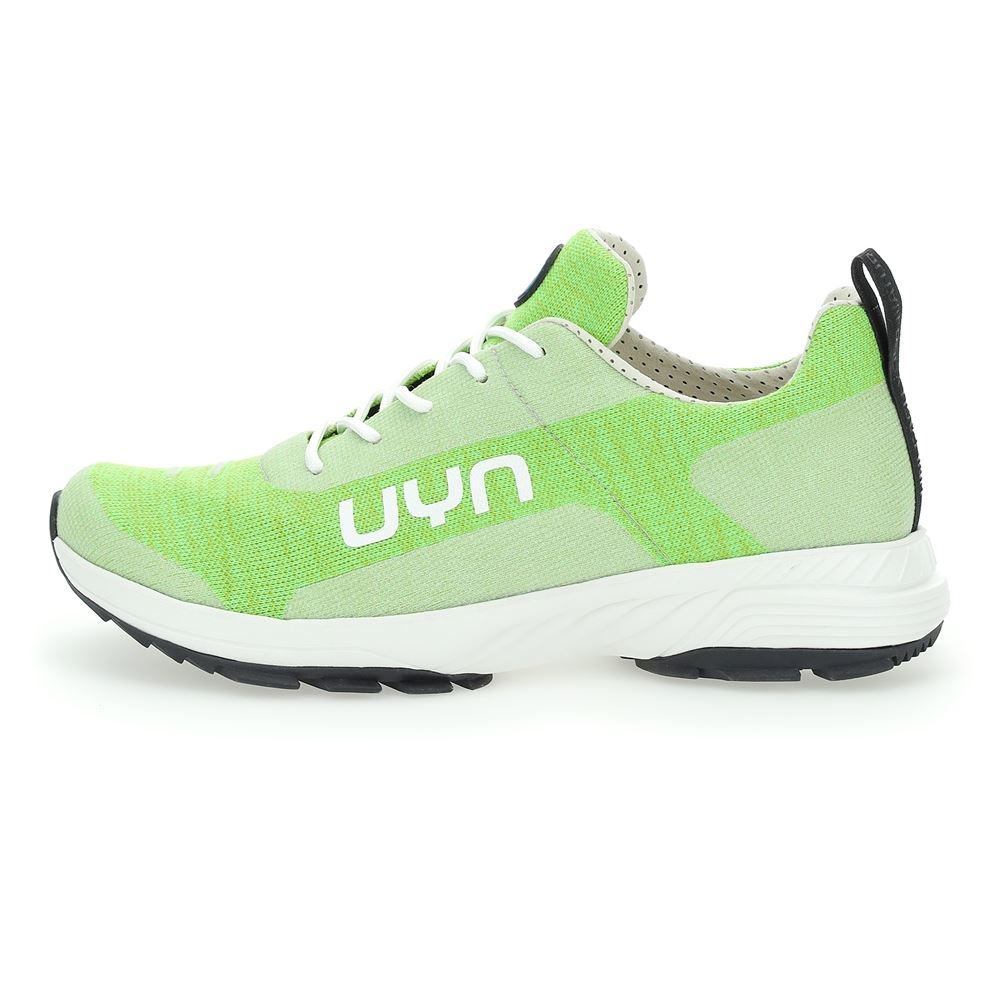 UYN LADY AIR DUAL XC Damen Sneaker Merinowolle grün, pink S13 Y100161 