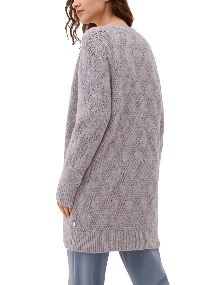QS designed by Cardigan aus Strick lila  S13 2125119 L | 48W0 LILAC/PINK | 