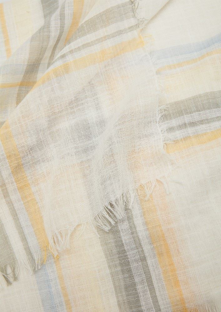 s. OliverTuch Karomuster beige 2064898 OneSize | 04D1 off-white | 