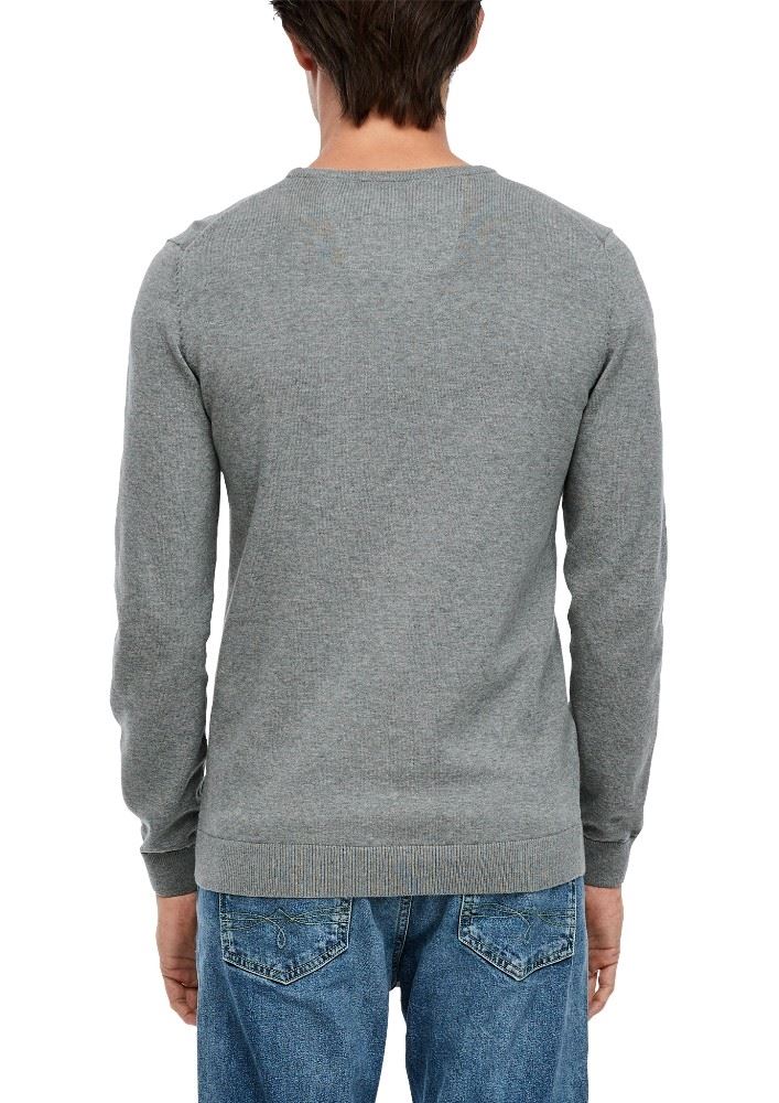 s.Oliver Feinstrickpulli hellgrau 2040664 XL | 92W0 light grey | 