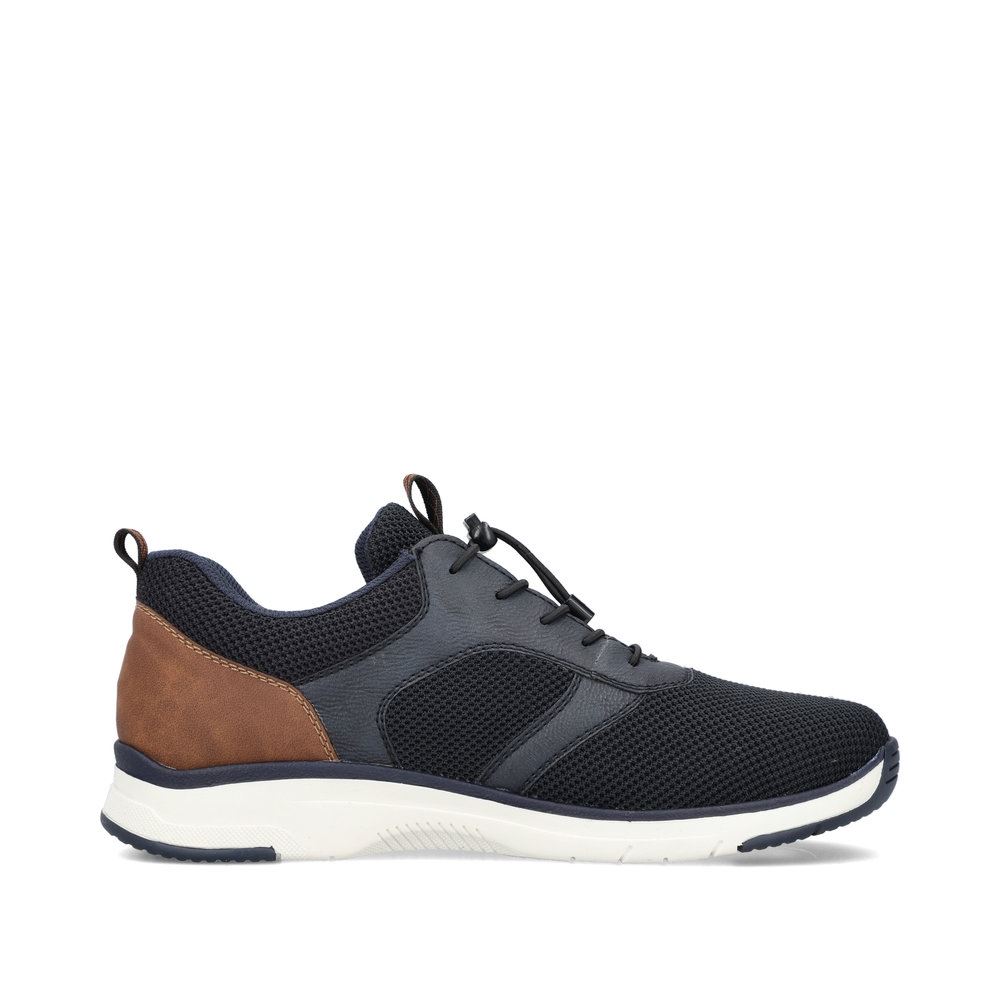 Rieker Herren Sneaker Schnellschnürung  Wechselfußbett blau S13 19534-14 