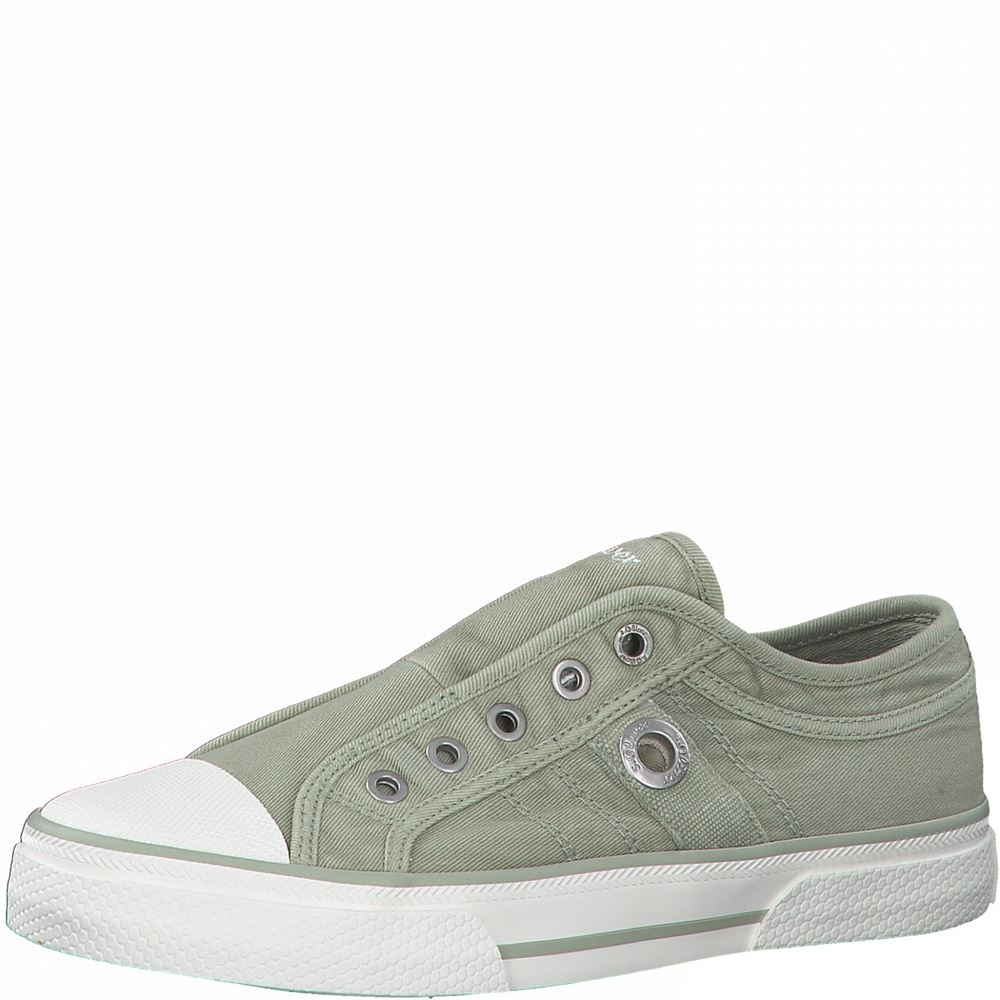 s.Oliver Damen Sneaker Low Slipper Schlupfschuh grün S12  5-5-24635-28 37 | 728 PISTACHIO | 