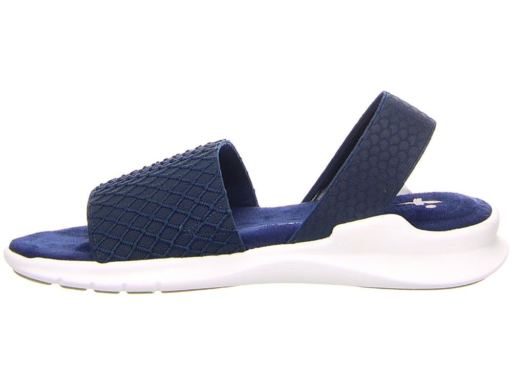 Tamaris Pantolette Textil blau 1-1-27202-20 