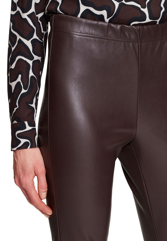 Betty Barclay Kunstleder Leggings dunkelbraun S21 65172738 