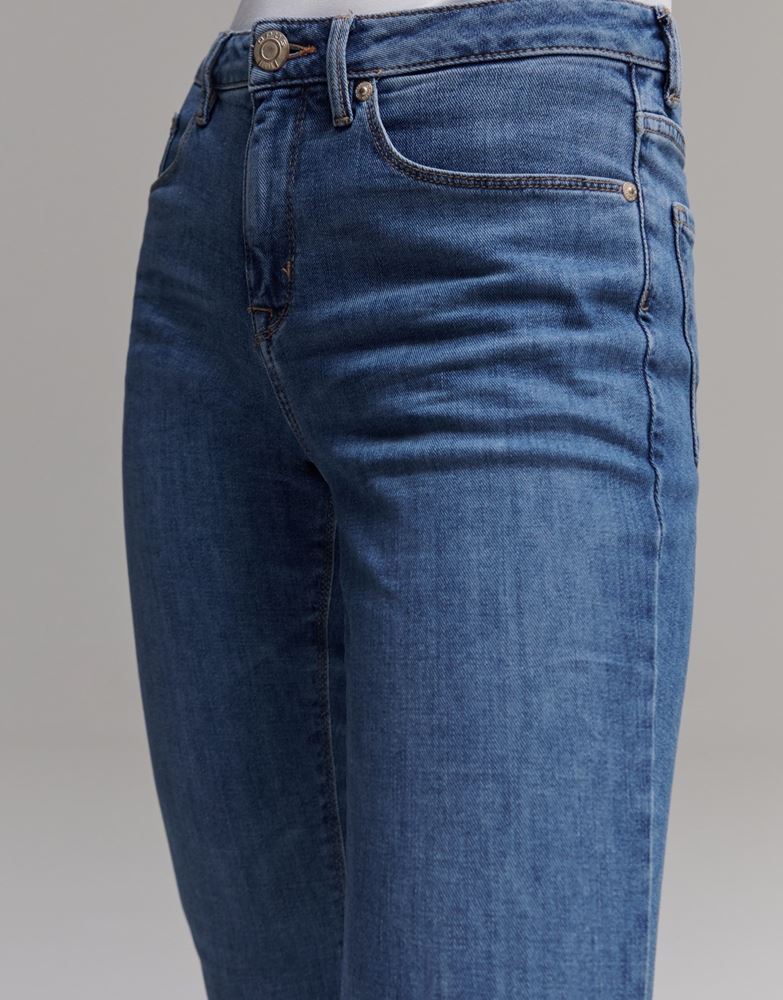 OPUS Skinny Jeans Elma ocean blue schmales Bein 5- Pocket- Design blau S13 2162011083100 34 | 70071 ocean blu | L30