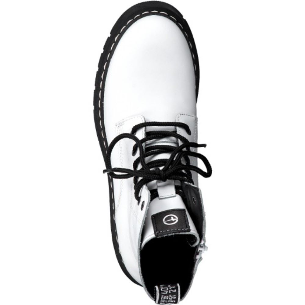 Tamaris Stiefelette weiß 1-1-25269-25 41 | 100 WHITE | 