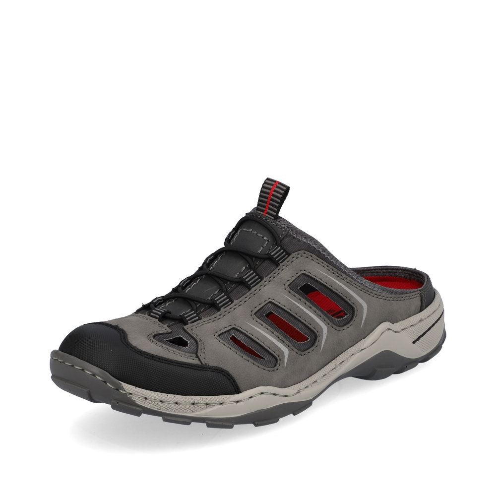 Rieker Herren Clogs mondgrau S13  08051-40 