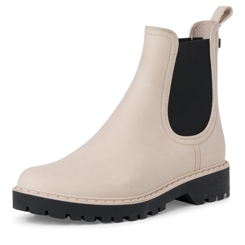 Tamaris Chelsea-Boot Wechselfußbett beige S22 1-1-25359-29 36 | 448 IVORY/BLACK | 