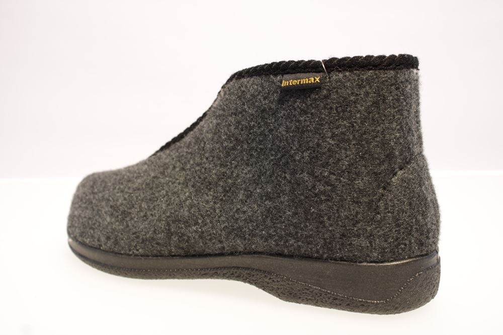 Cosmos Cordes Hausschuh grau Bierholer - W 41 | black | 