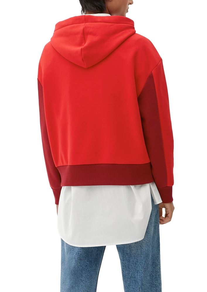 s.Oliver Kapuzensweatshirt mit Blockstreifen S22 2121245 