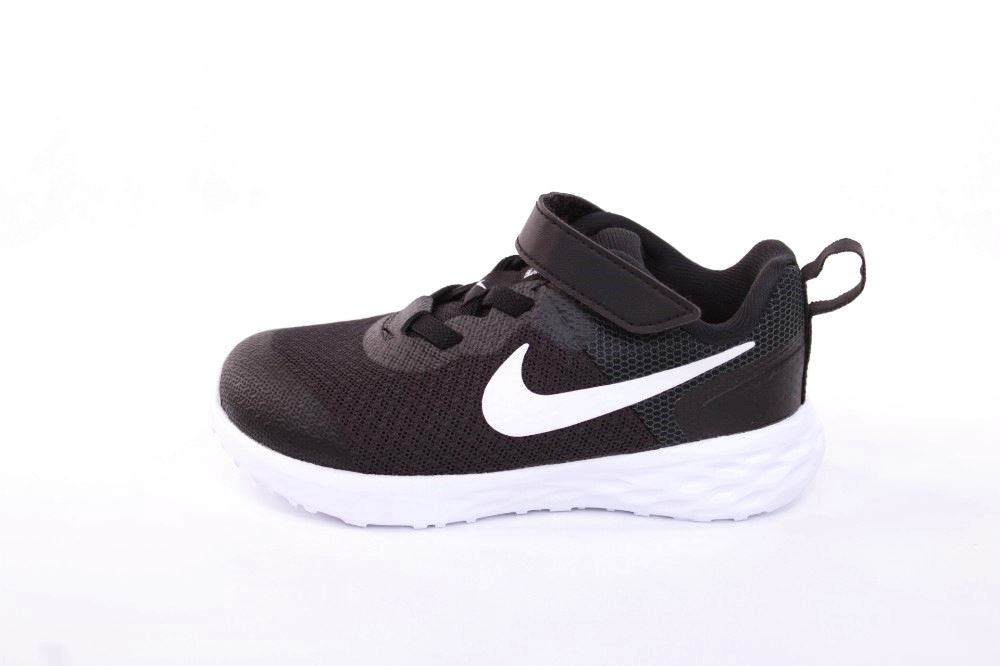 Nike REVOLUTION 6 NN (TDV) Kinder Sneaker schwarz S12 DD1094 22 | BLACK/WHITE-DK | 