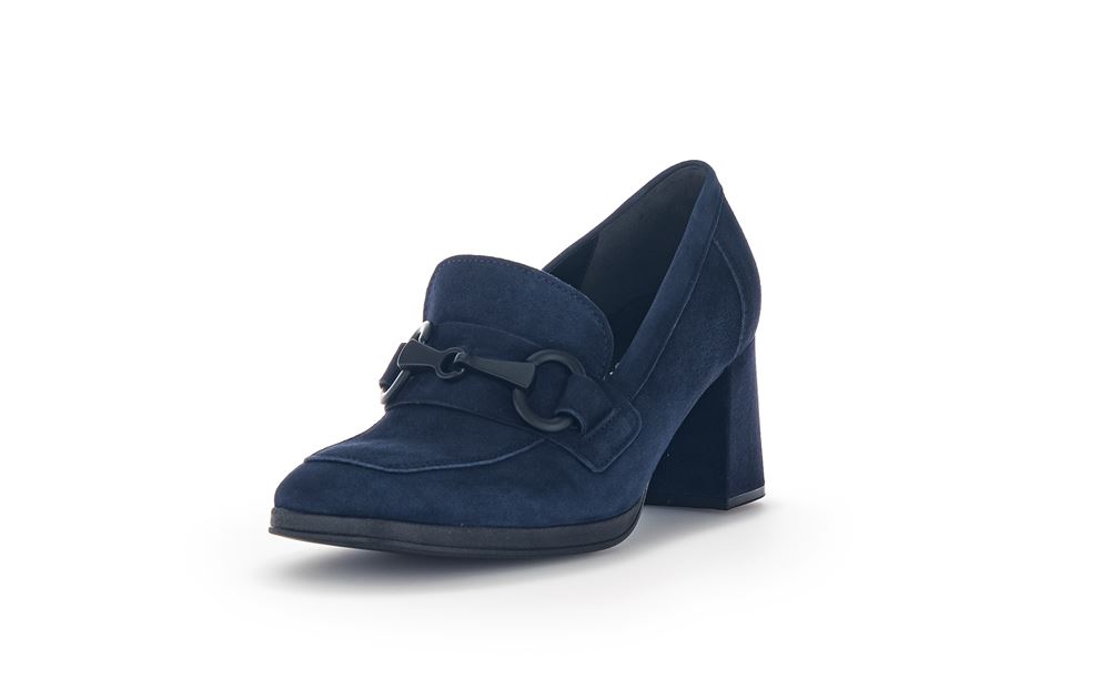 Gabor Trotteur Hochfrontpumps Rauleder blau S23  35.292.16 