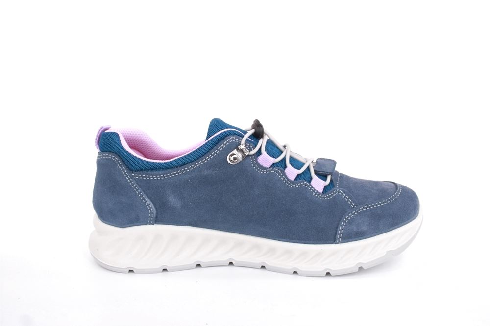Imac Damen Outdoorschuh Trekkingschuh TEX- Membran Leder Schnellschnürung blau S13 356888 