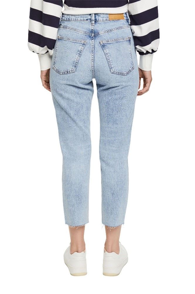 EDC Cropped Jeans Baumwoll- Mix blau S12 022CC1B311 W31 | C903 BLUE LIGHT | 