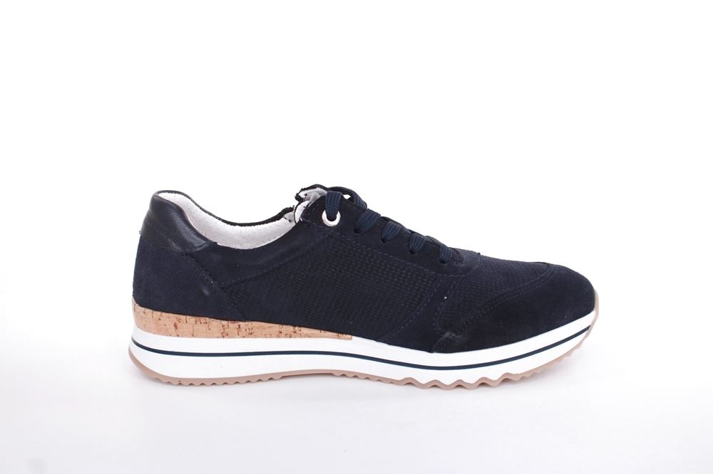 ACO CLAIRE 23 Damen Sneaker Nubukleder Wechselfußbett blau S13 1207/10233 