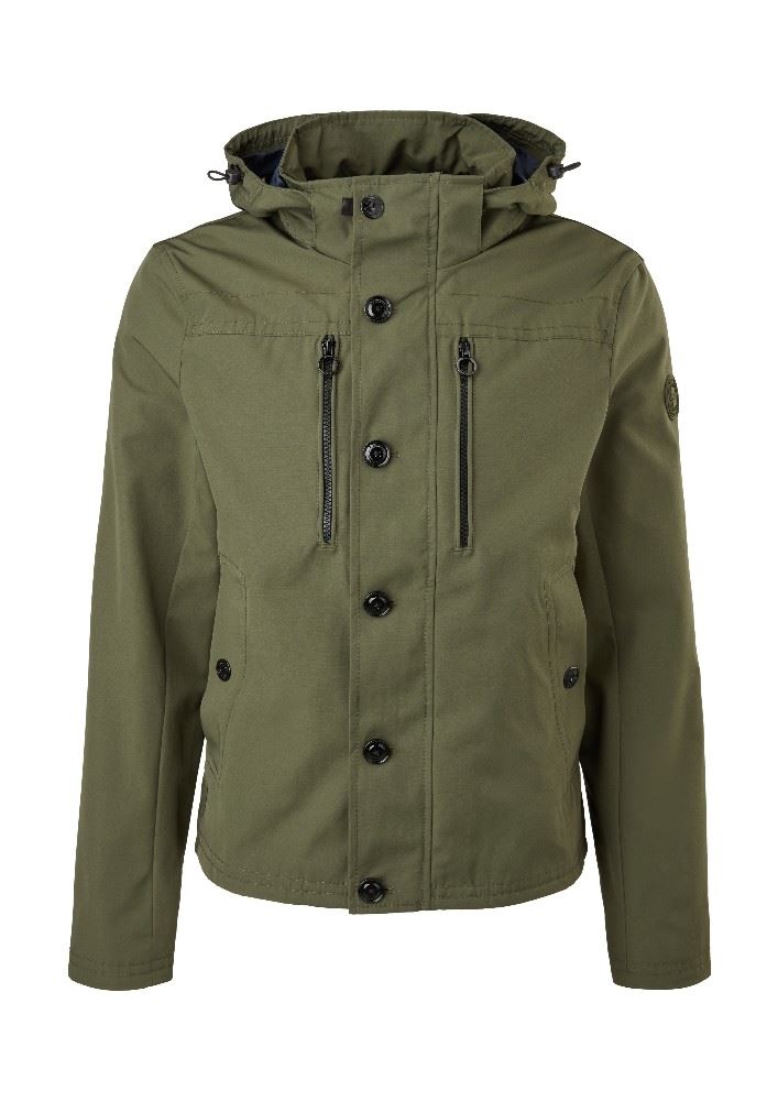 s. Oliver Jacke mit abnehmbarer Kapuze 2057212 XXL | 7940 khaki/oliv | 