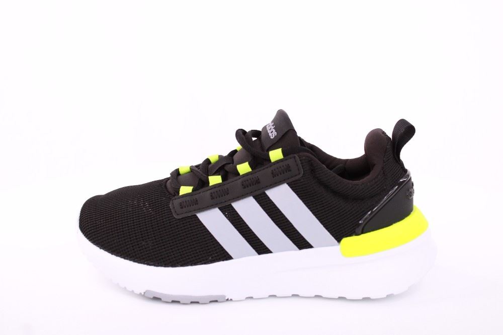 adidas Racer TR21 K Kinder Sneaker Schnürung CLOUDFOAM CBLACK/ HALSIL/ S  schwarz S12  GV7831 38,5 | CBLACK/HALSIL/S | 
