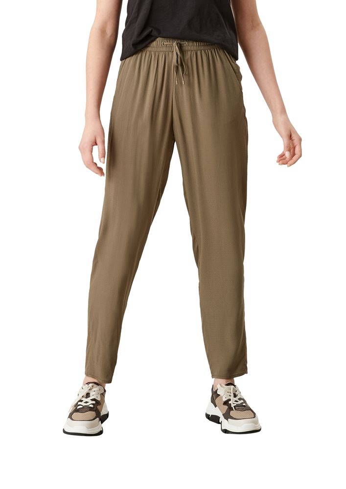 s.Oliver Jogpants Stoffhose Dobby- Struktur grün blau S12  2114080 