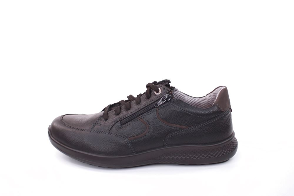 Jomos Herren Schnürhalbschuh Leder Spezialweite K schwarz S22 322414 