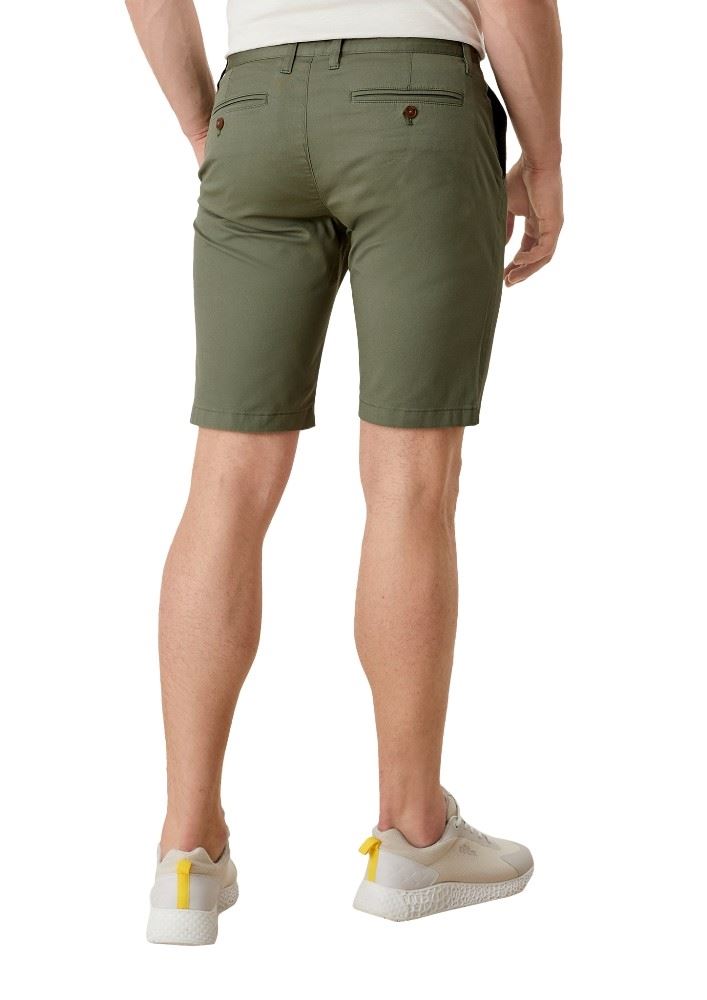 s.Oliver Bemuda Slim Fit Austin grün und beige 2113872 
