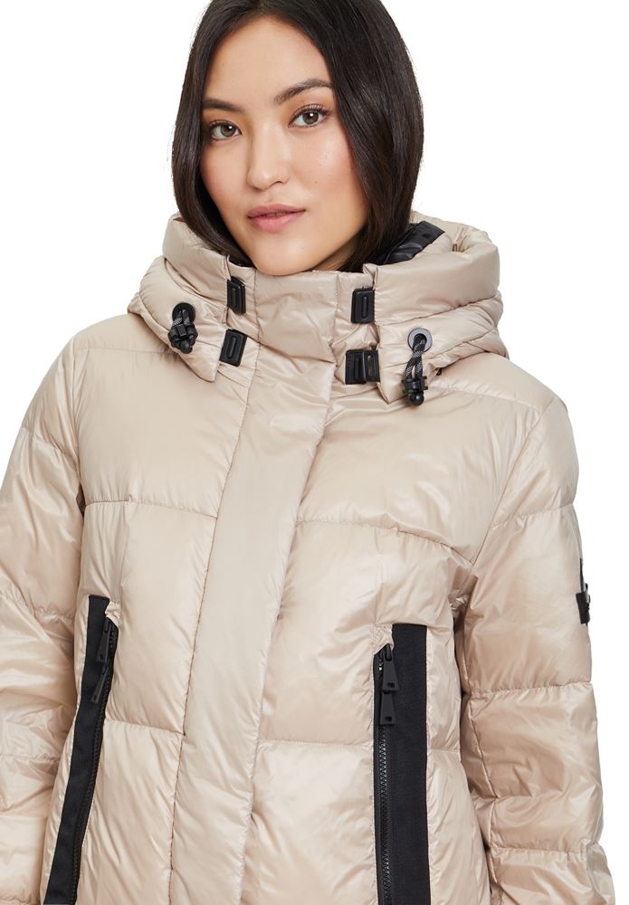 Betty Barclay Daunensteppjacke S22 schwarz und toffee S22 73191562 38 | 9045 Black | 