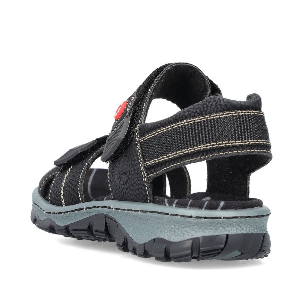 Rieker Damen Trekkingsandalen asphaltschwarz S13  68851-02 