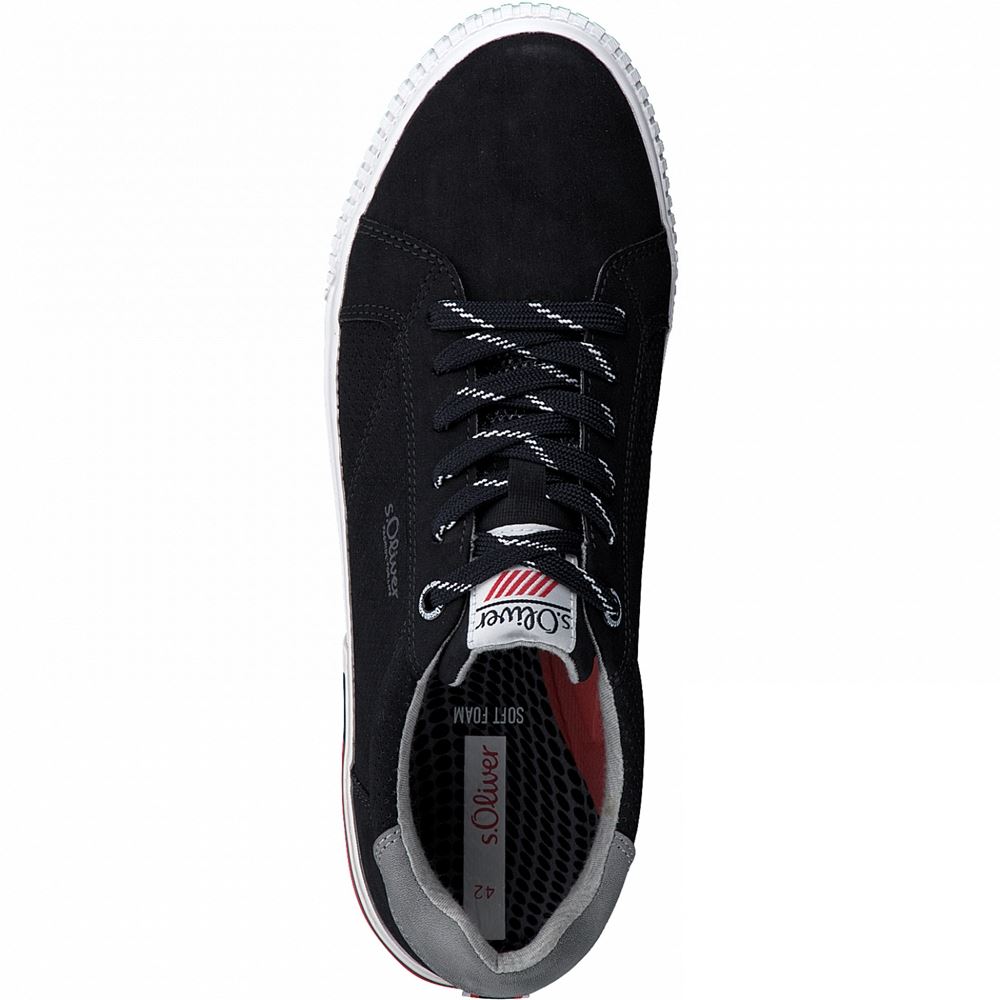 s.Oliver Sneaker Schnürer blau 5-5-13630-28 43 | 805 NAVY | 