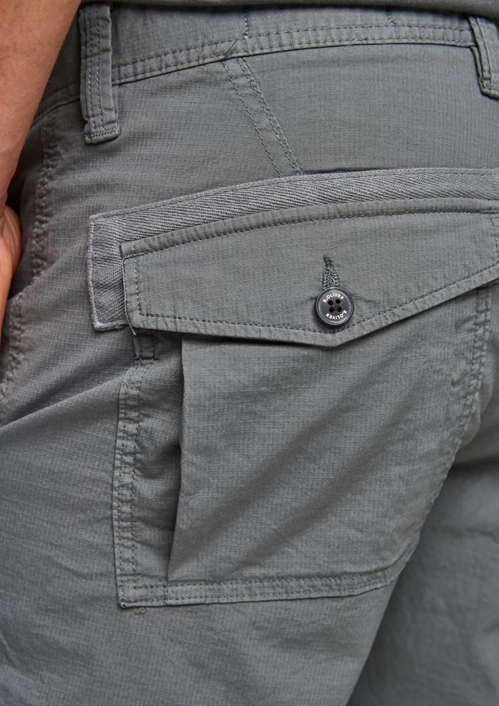 s.Oliver Herren Bermuda Baumwolle grau 2063220 W33 | 9588 grey | 