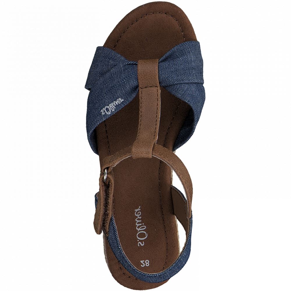 s.Oliver Sandale Kinder blau S12 5-5-48211-28 37 | 816 BLUE COMB | 
