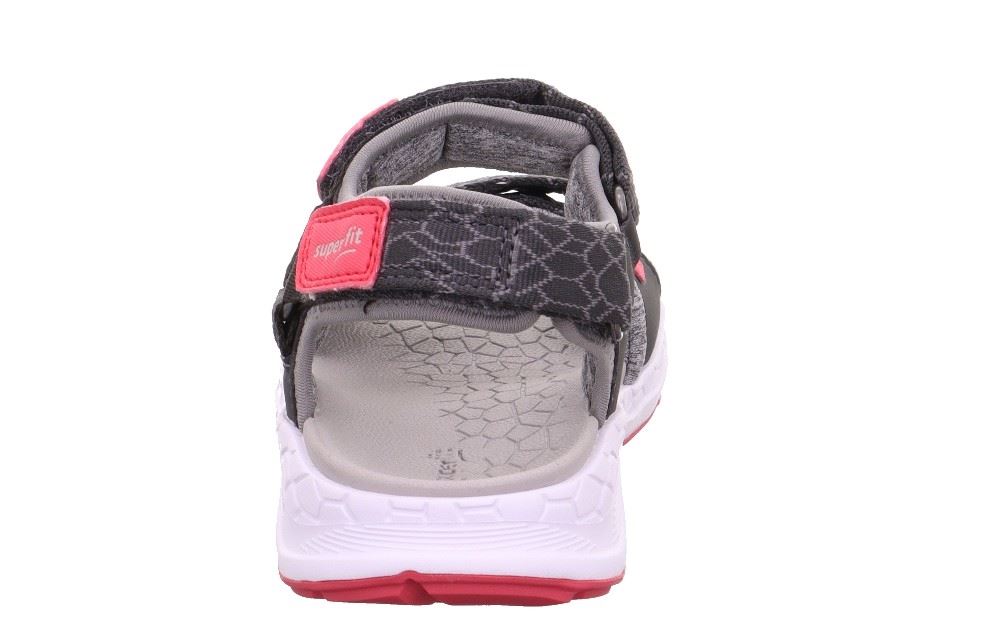 superfit Sandale CRISS CROSS grau pink Trekking 1-000580-2000 34 | grau/pink | 