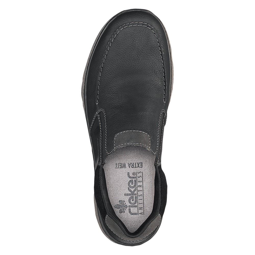 Rieker Slipper Antistress extra Weite schwarz B9062 