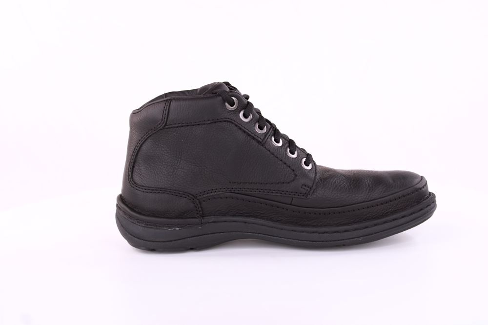 Clarks Nature Lite Herren Schnürschuh Schnürboots Leder schwarz S21  26161195 