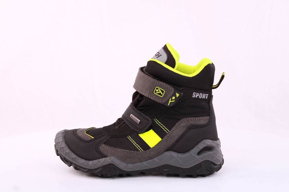IMAC Winterstiefel Winterboot Jungen Klettverschluss TEX- Membran schwarz S21 832418 26 | grig. scuro | 