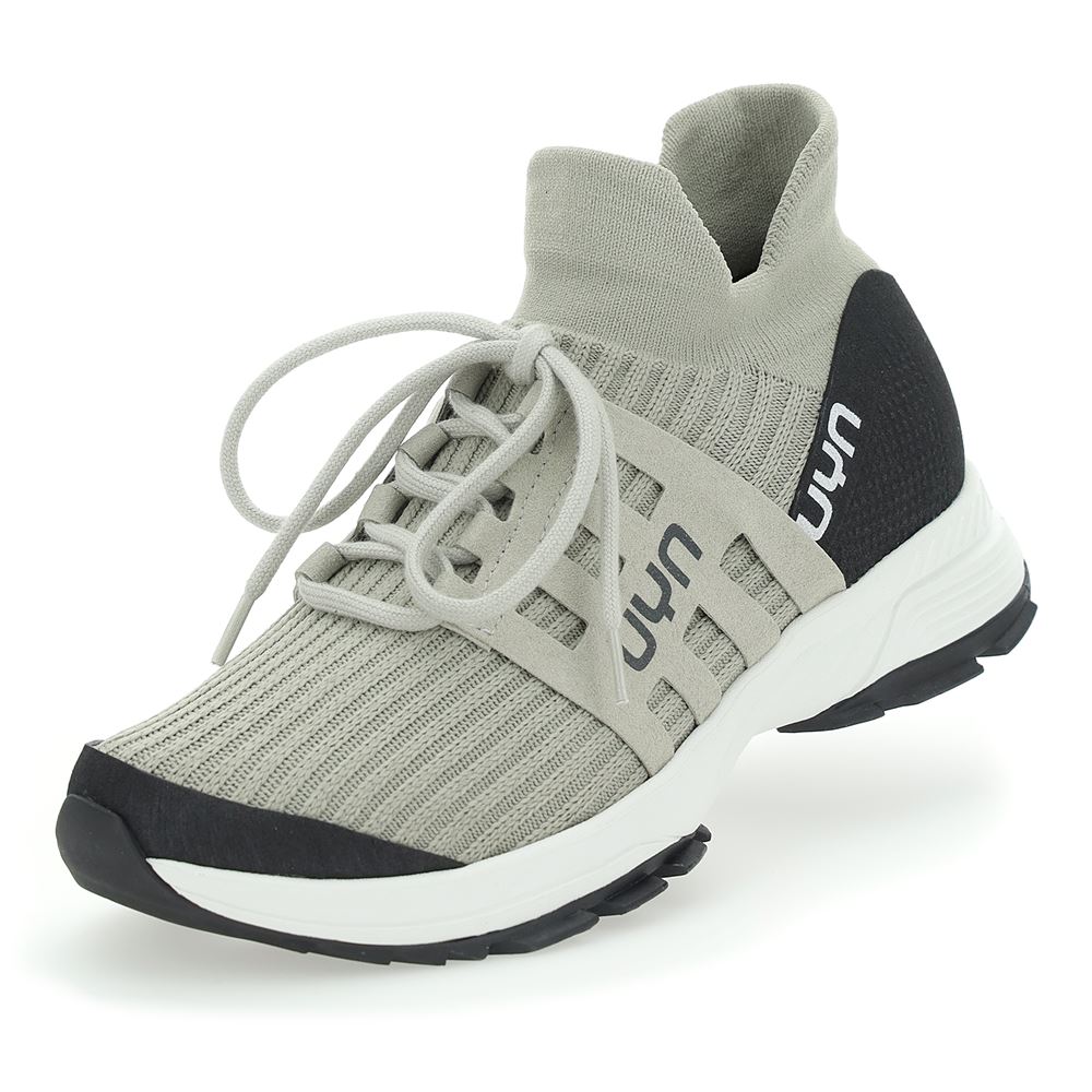 UYN SX4 Wanderschuh Damen Sneaker Strumpfschuh Yak- Wolle grün, grau S22 Y100159-93 40 | G000 anthracite | 