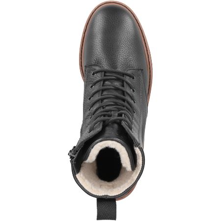 Paul Green Schnürbootie mit Warmfutter Reißverschluss schwarz S22 9605-022 