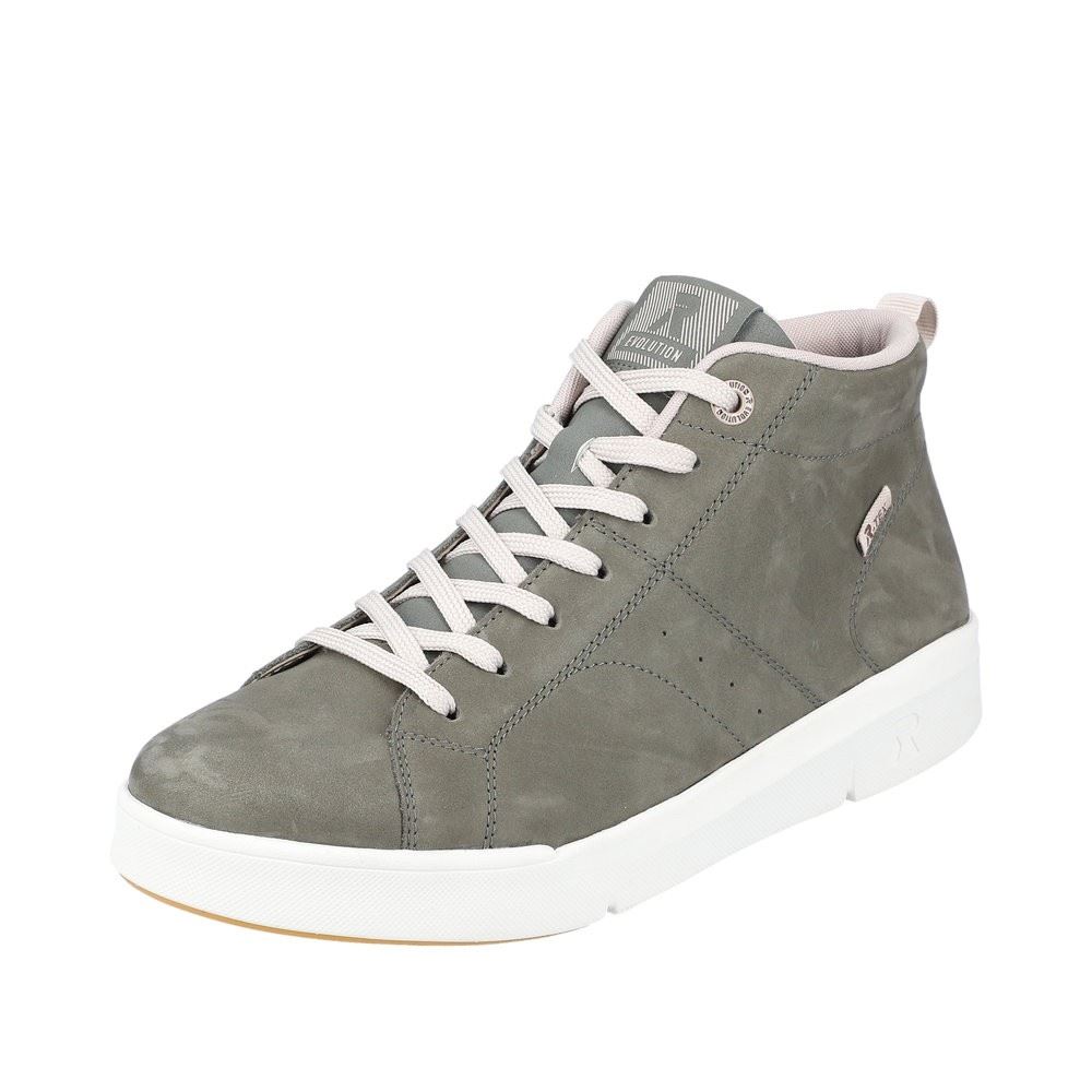 Rieker EVOLUTION Damen Sneaker High  TEX- Membran grün S22 41907-54 40 | moor/moor | F