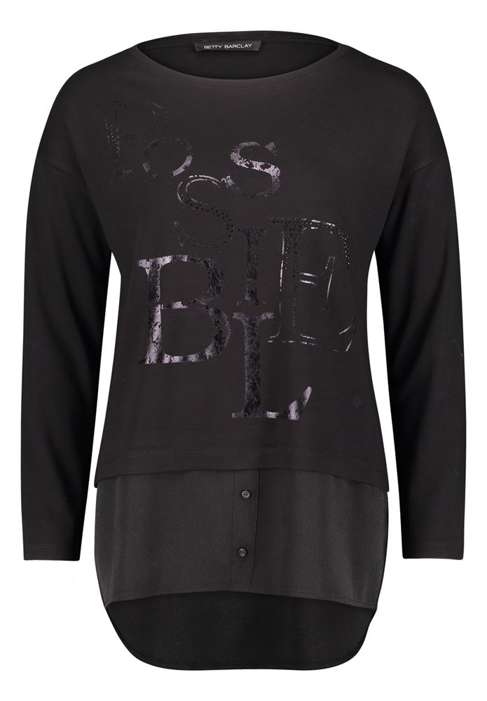 Betty Barclay Sweatshirt Langarm schwarz S21 21202691 38 | 9045 Black | 