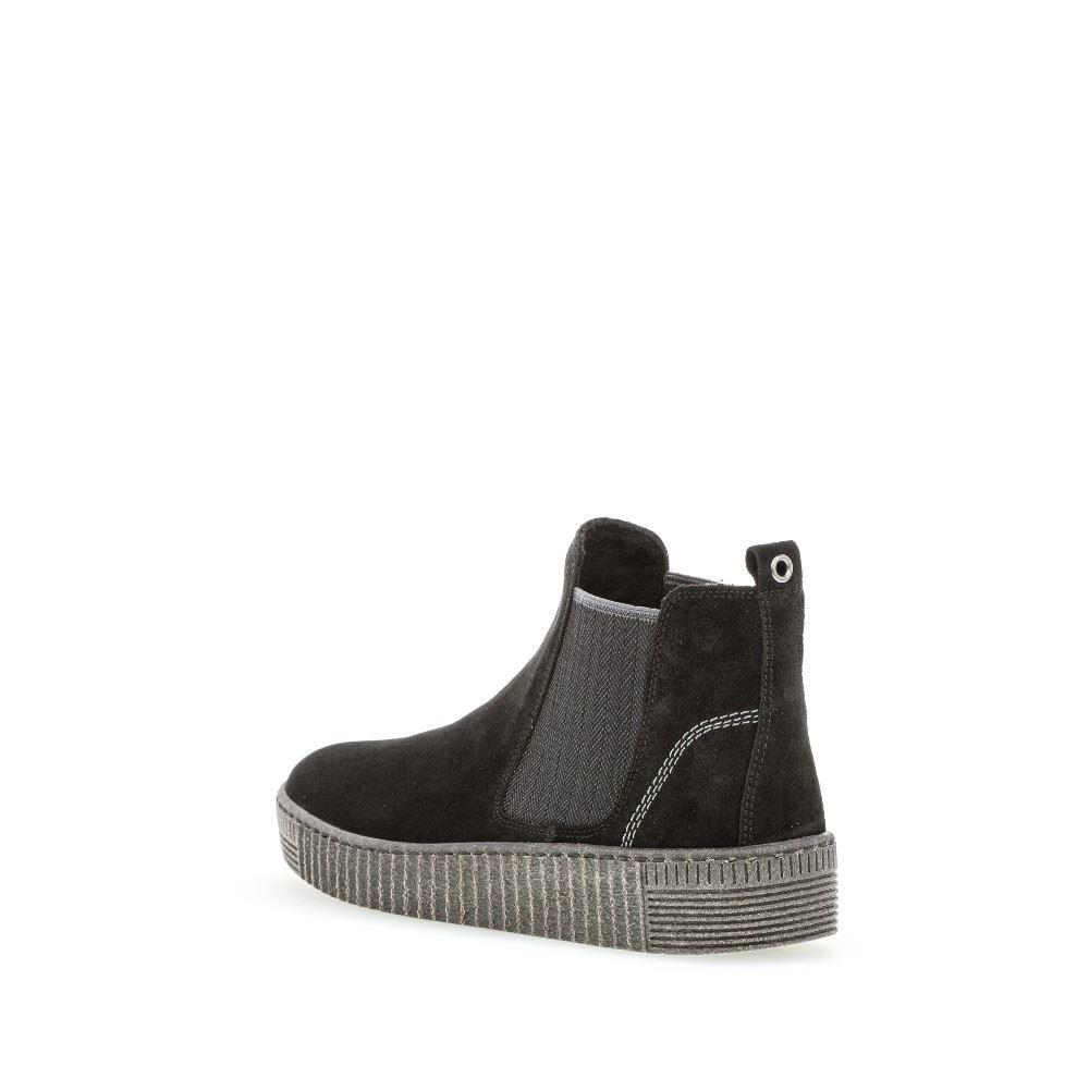 Gabor Chelsea Boot schwarz S21 73.731.17 4 | schw./grau(anth | F